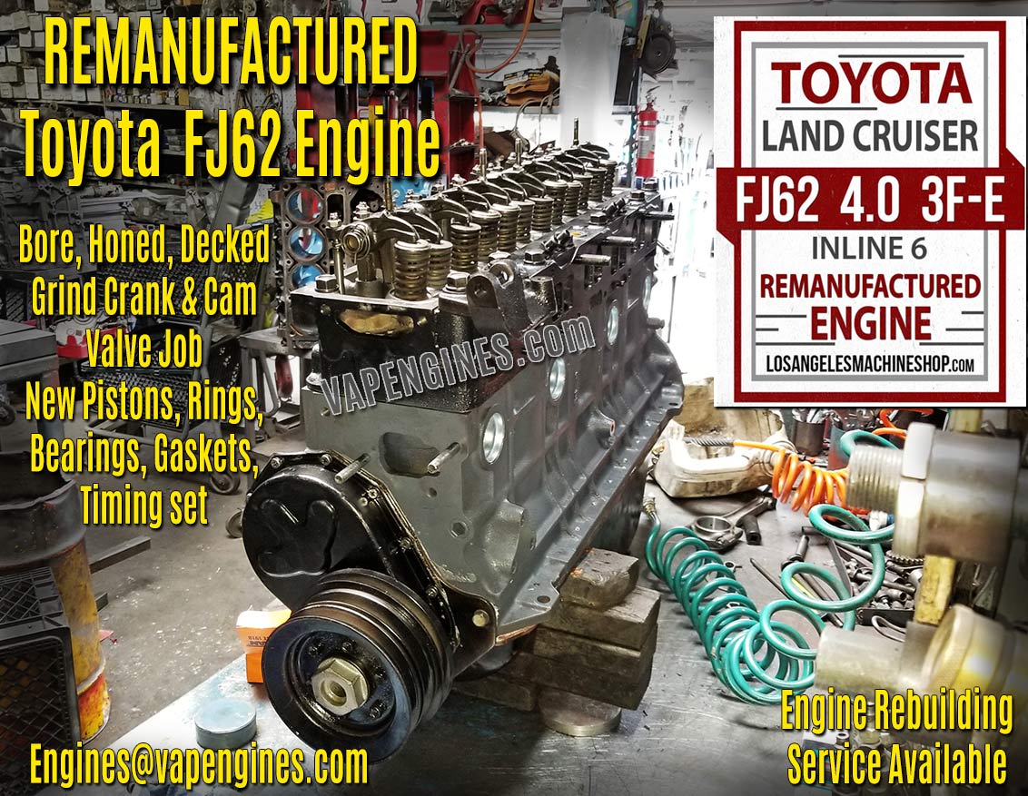 Toyota Land Cruiser FJ62 4.0 3FE Engine