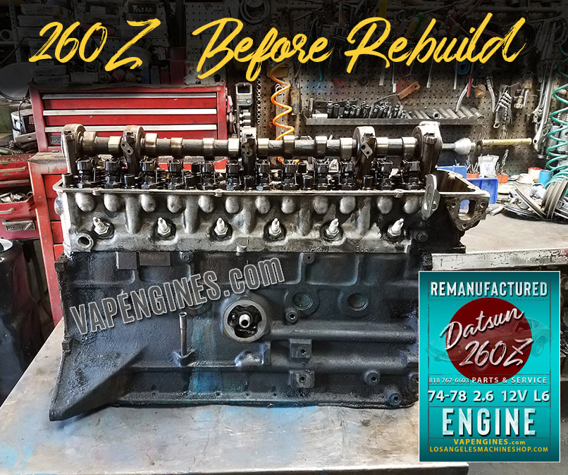 Nissan Datsun 260Z before engine rebuild