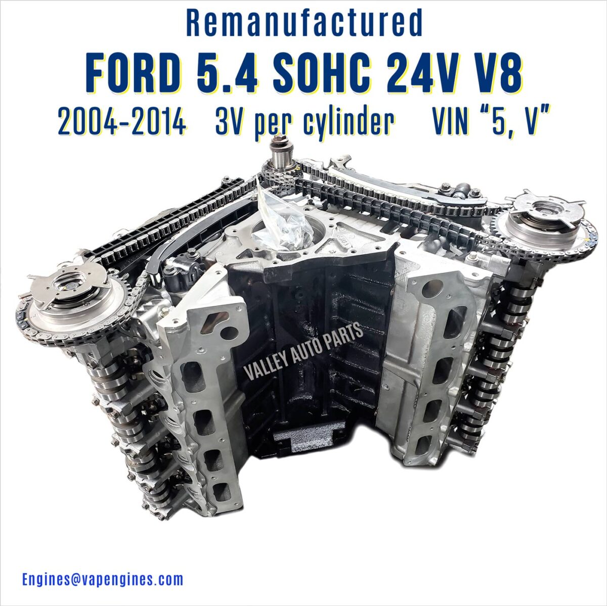 Remanufactured Ford 5.4 3V 24V Engine